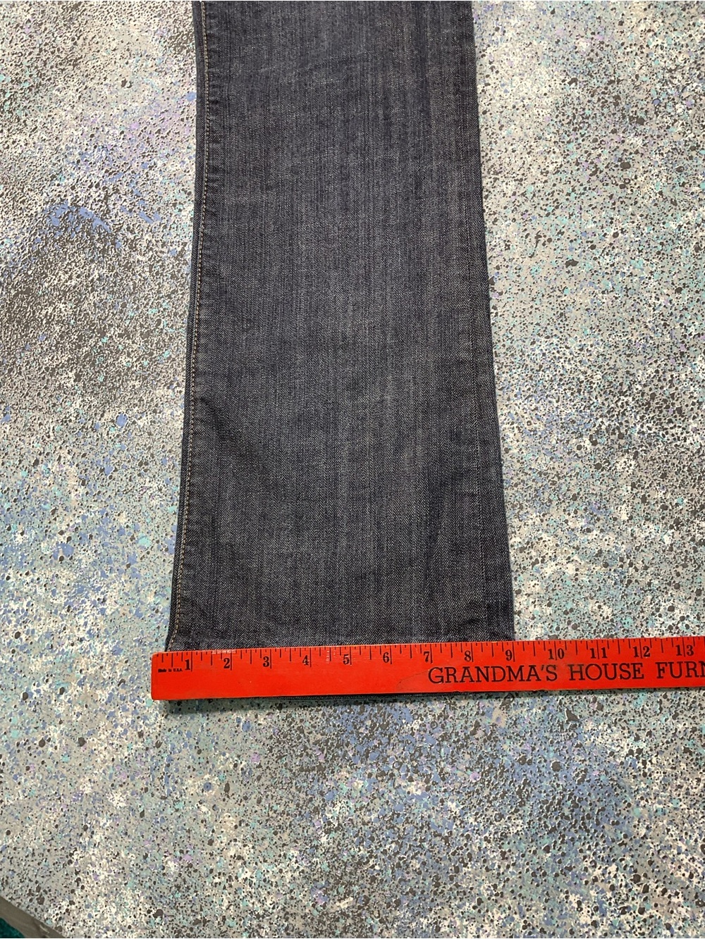 KUT from the Kloth Womens Size 8 Dark Wash Bootcut Jeans Contrast Stitch - Picture 9 of 10